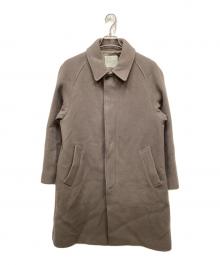 green label relaxing（グリーンレーベルリラクシング）の古着「SENTDALE WOOL ステンカラーコート」｜ブラウン