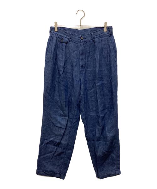BEAMS PLUS（ビームスプラス）BEAMS PLUS (ビームスプラス) リネンパンツ ブルー サイズ:Mの古着・服飾アイテム