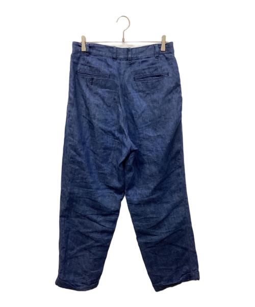 BEAMS PLUS（ビームスプラス）BEAMS PLUS (ビームスプラス) リネンパンツ ブルー サイズ:Mの古着・服飾アイテム