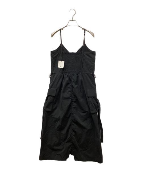 SLY（スライ）SLY (スライ) FRONT ZIP GATHER CAMI/フロントジップギャザーキャミ ブラック サイズ:FREE 未使用品の古着・服飾アイテム