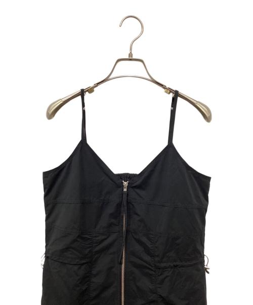 SLY（スライ）SLY (スライ) FRONT ZIP GATHER CAMI/フロントジップギャザーキャミ ブラック サイズ:FREE 未使用品の古着・服飾アイテム