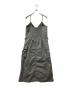 SLY (スライ) FRONT ZIP GATHER CAMI ワンピース グレー サイズ:FREE：5000円