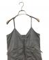 中古・古着 SLY (スライ) FRONT ZIP GATHER CAMI ワンピース グレー サイズ:FREE：5000円