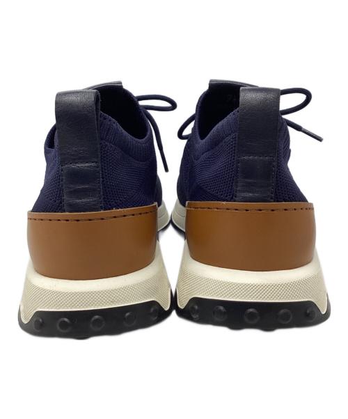 TOD'S（トッズ）TOD'S (トッズ) テクニカルファブリックレザー＆ソックス ネイビー サイズ:7 1/2の古着・服飾アイテム