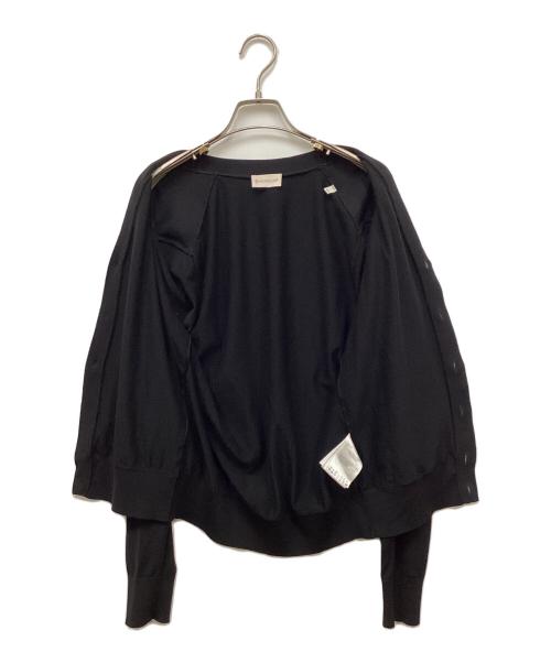 MONCLER（モンクレール）MONCLER (モンクレール) MAGLIA TRICOT CARDIGAN/マリアトリコカーディガン ブラック サイズ:XSの古着・服飾アイテム