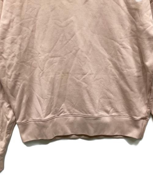 maison kitsune（メゾンキツネ）maison kitsune (メゾンキツネ) オーバーサイズポロ スウェットシャツ ピンク サイズ:xsの古着・服飾アイテム