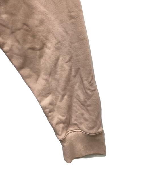 maison kitsune（メゾンキツネ）maison kitsune (メゾンキツネ) オーバーサイズポロ スウェットシャツ ピンク サイズ:xsの古着・服飾アイテム