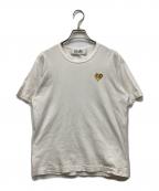 PLAY COMME des GARCONSプレイコムデギャルソン）の古着「Unisex T-Shirt/ユニセックスティーシャツ」｜ホワイト