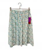 AMACA×LIBERTYアマカ×リバティ）の古着「リバティスカート」｜グリーン