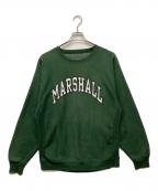 steave&barrysスティーブアンドバリーズ）の古着「カレッジロゴスウェット」｜グリーン