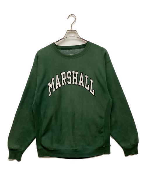 steave&barrys（スティーブアンドバリーズ）steave&barrys (スティーブアンドバリーズ) カレッジロゴスウェット グリーン サイズ:Lの古着・服飾アイテム