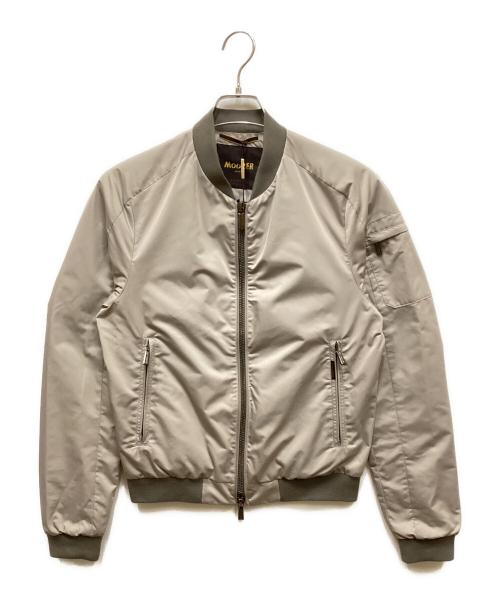 MOORER（ムーレー）MOORER (ムーレー) MA-1ジャケット ベージュ サイズ:44の古着・服飾アイテム