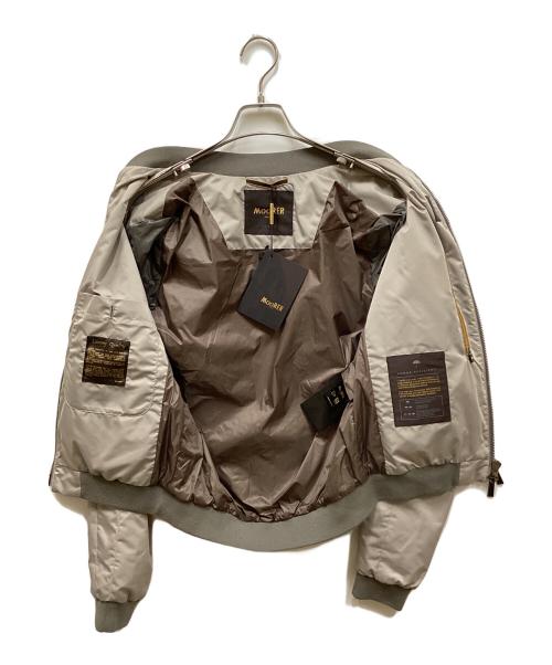 MOORER（ムーレー）MOORER (ムーレー) MA-1ジャケット ベージュ サイズ:44の古着・服飾アイテム