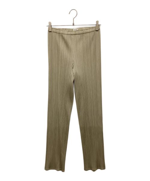 PLEATS PLEASE（プリーツプリーズ）PLEATS PLEASE (プリーツプリーズ) プリーツパンツ ベージュ サイズ:3の古着・服飾アイテム