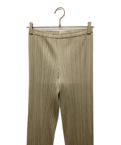 PLEATS PLEASE（プリーツプリーズ）PLEATS PLEASE (プリーツプリーズ) プリーツパンツ ベージュ サイズ:3の古着・服飾アイテム