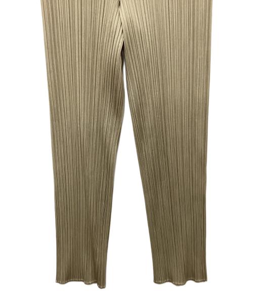 PLEATS PLEASE（プリーツプリーズ）PLEATS PLEASE (プリーツプリーズ) プリーツパンツ ベージュ サイズ:3の古着・服飾アイテム