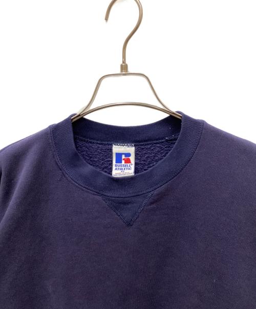 RUSSELL ATHLETIC（ラッセルアスレチック）RUSSELL ATHLETIC (ラッセルアスレチック) 90sクルーネックプレーンスウェット ネイビー サイズ:XLの古着・服飾アイテム