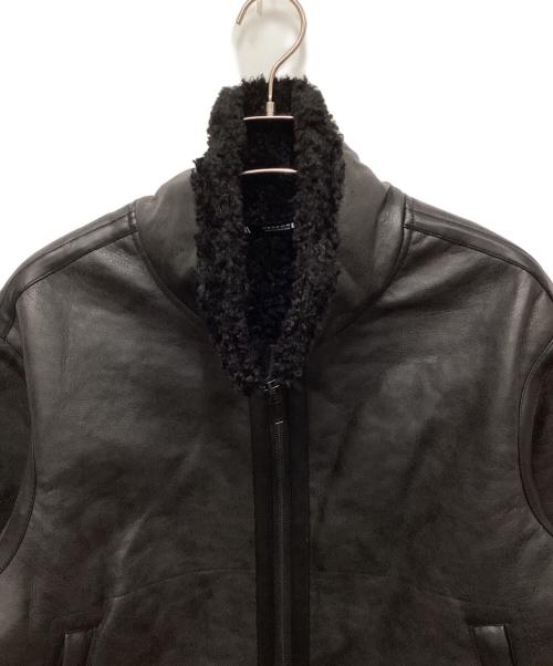 ZARA（ザラ）ZARA (ザラ) エコレザーボンバージャケット ブラック サイズ:Mの古着・服飾アイテム