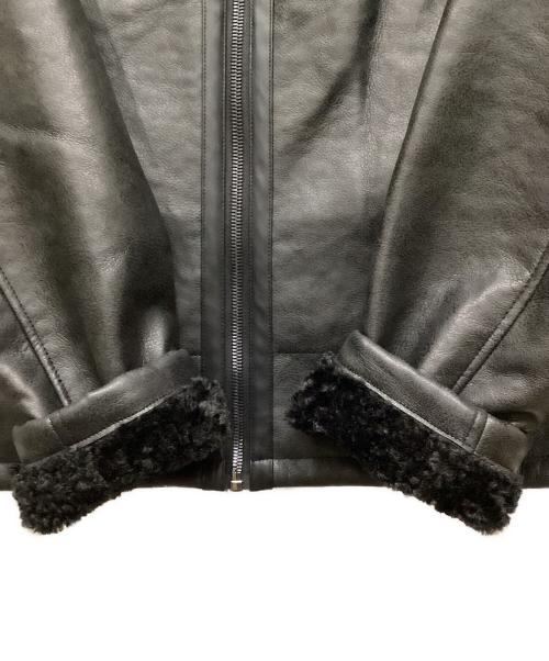 ZARA（ザラ）ZARA (ザラ) エコレザーボンバージャケット ブラック サイズ:Mの古着・服飾アイテム