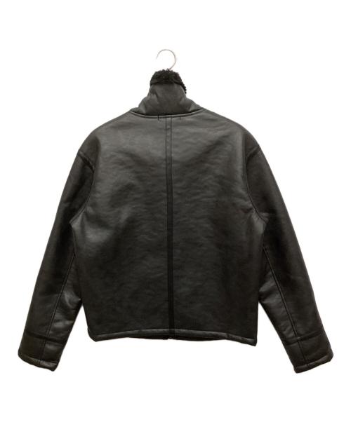 ZARA（ザラ）ZARA (ザラ) エコレザーボンバージャケット ブラック サイズ:Mの古着・服飾アイテム