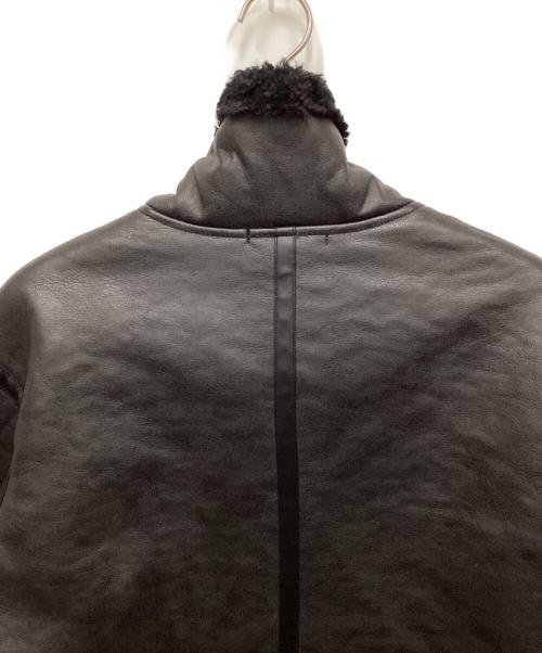 ZARA（ザラ）ZARA (ザラ) エコレザーボンバージャケット ブラック サイズ:Mの古着・服飾アイテム