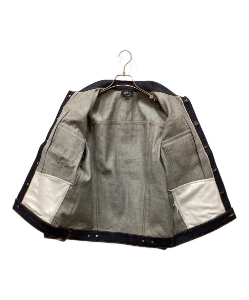 A.P.C.（アーペーセー）A.P.C. (アーペーセー) 2nd type デニムジャケット／セカンドタイプデニムジャケット インディゴ サイズ:Lの古着・服飾アイテム