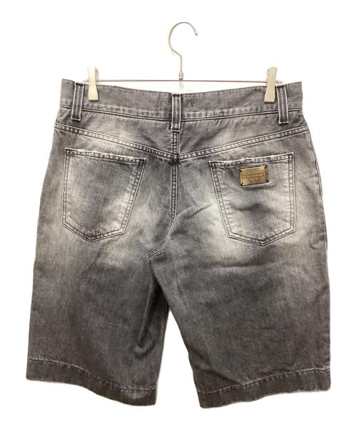DOLCE & GABBANA（ドルチェ＆ガッバーナ）DOLCE & GABBANA (ドルチェ＆ガッバーナ) デニムショーツ ブラック サイズ:48の古着・服飾アイテム