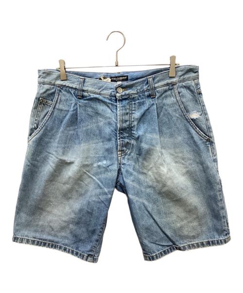 DOLCE & GABBANA（ドルチェ＆ガッバーナ）DOLCE & GABBANA (ドルチェ＆ガッバーナ) デニムショーツ インディゴ サイズ:48の古着・服飾アイテム