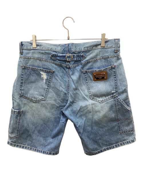 DOLCE & GABBANA（ドルチェ＆ガッバーナ）DOLCE & GABBANA (ドルチェ＆ガッバーナ) デニムショーツ インディゴ サイズ:48の古着・服飾アイテム