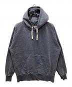 NIGEL CABOURNナイジェルケーボン）の古着「Embroidered Arrow Hoody/エンブロイダリーアローフーディ」｜ネイビー