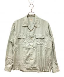 PABLO VINCI（パブロビンチ）の古着「オープンカラーシャツ」｜グリーン