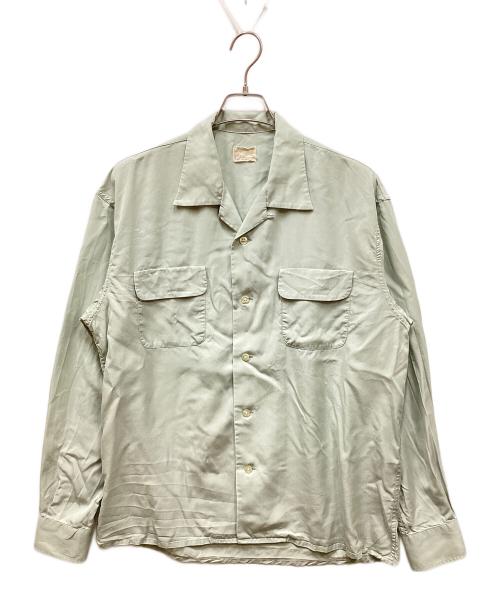 PABLO VINCI（パブロビンチ）PABLO VINCI (パブロビンチ) オープンカラーシャツ グリーン サイズ:Lの古着・服飾アイテム