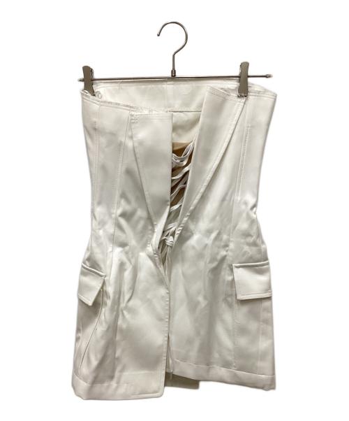 LITKOVSKA（リトコフスカヤ）LITKOVSKA (リトコフスカヤ) GALLERY CORSET/ギャラリーコルセット ホワイト サイズ:size34の古着・服飾アイテム