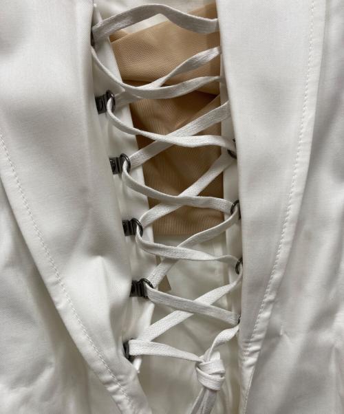 LITKOVSKA（リトコフスカヤ）LITKOVSKA (リトコフスカヤ) GALLERY CORSET/ギャラリーコルセット ホワイト サイズ:size34の古着・服飾アイテム