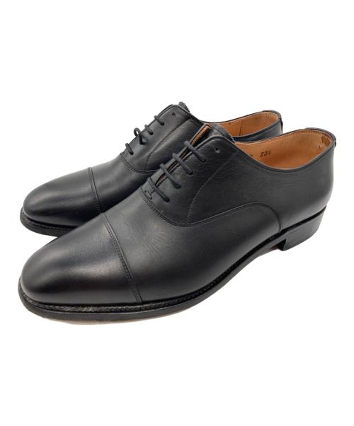 SCOTCH GRAIN（スコッチグレイン）SCOTCH GRAIN (スコッチグレイン) ストレートチップシューズ ブラック サイズ:23.5cmの古着・服飾アイテム
