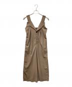 COCODEALココディール）の古着「バックリブサロペット」｜ブラウン