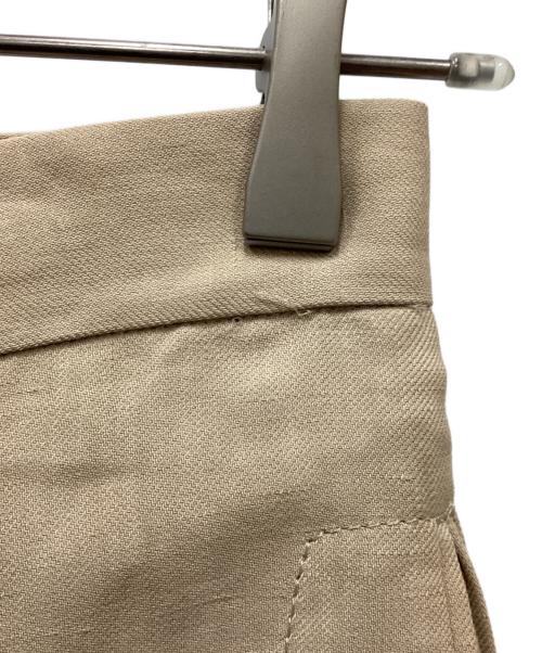 BEIGE（ベイジ）BEIGE (ベイジ) リネン混スラックス ベージュ サイズ:size4の古着・服飾アイテム