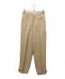 BEIGE（ベイジ）の古着「リネン混スラックス」｜ベージュ