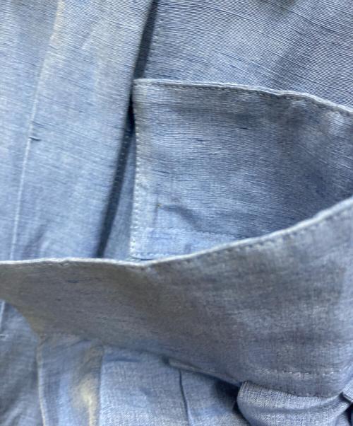 ebure（エブール）ebure (エブール) リネンシルクシャツ ブルー サイズ:size36の古着・服飾アイテム