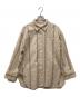 ebure（エブール）の古着「ストライプBDシャツ」｜ベージュ