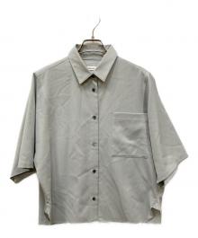 ebure（エブール）の古着「ポリウールツイル ブラウス」｜ブルー