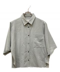 中古・古着通販】ebure (エブール) スキッパー 長袖 バルーンスリーブ