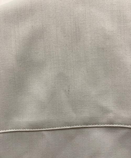 ebure（エブール）ebure (エブール) ポリウールツイル ブラウス ブルー サイズ:size38の古着・服飾アイテム