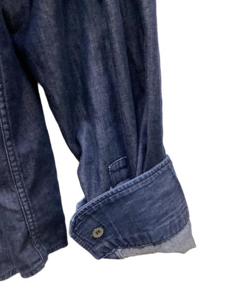 EMPORIO ARMANI（エンポリオ アルマーニ）EMPORIO ARMANI (エンポリオアルマーニ) シャンブレーシャツ インディゴ サイズ:Lの古着・服飾アイテム