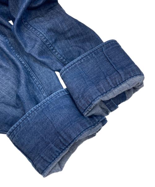 EMPORIO ARMANI（エンポリオ アルマーニ）EMPORIO ARMANI (エンポリオアルマーニ) シャンブレーシャツ インディゴ サイズ:Lの古着・服飾アイテム