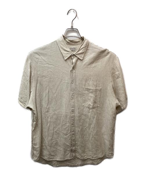 STEVEN ALAN（スティーブンアラン）STEVEN ALAN (スティーブンアラン) リバースシームシャツ ベージュ サイズ:Mの古着・服飾アイテム