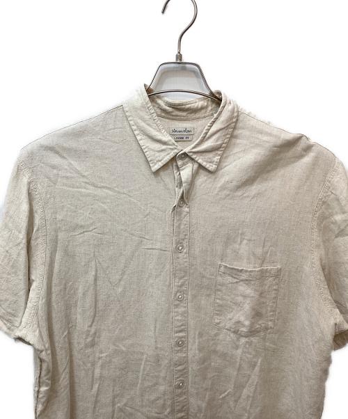 STEVEN ALAN（スティーブンアラン）STEVEN ALAN (スティーブンアラン) リバースシームシャツ ベージュ サイズ:Mの古着・服飾アイテム