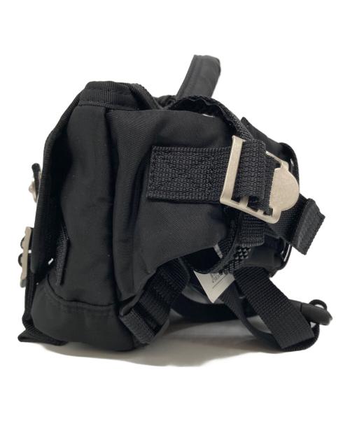 PORTER（ポーター）PORTER (ポーター) sacai (サカイ) Messenger S Bag/メッセンジャーエス コラボウエストバッグ ブラックの古着・服飾アイテム