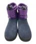 中古・古着 UGG (アグ) BEAMS (ビームス) RockyMountainFeatherBed (ロッキーマウンテンフェザーベッド) スエードパフブーツ パープル×ネイビー サイズ:28cm：11000円