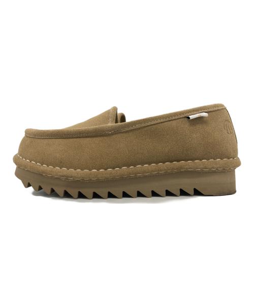 suvsole（サヴソル）SUVSOLE (サヴソル) GIZA SLIPON/ギザスリッポン ベージュ サイズ:27cmの古着・服飾アイテム